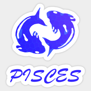 PISCES Horoscope Zodiac Sticker